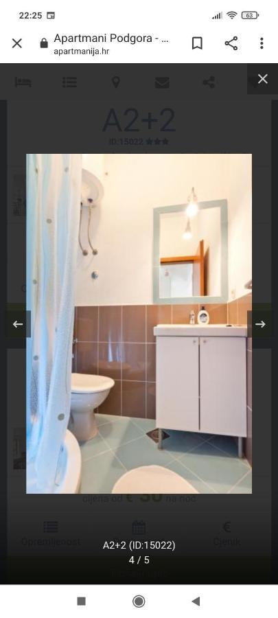 Vega Apartments Podgora Eksteriør bilde